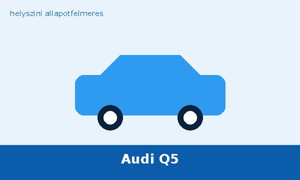 Audi Q5 helyszíni autó átvizsgálás és állapotfelmérés vásárlás előtt