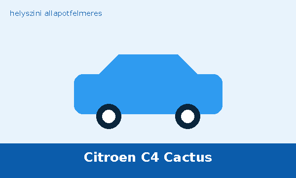 Citroën C4 Cactus helyszíni autó átvizsgálás és állapotfelmérés vásárlás előtt