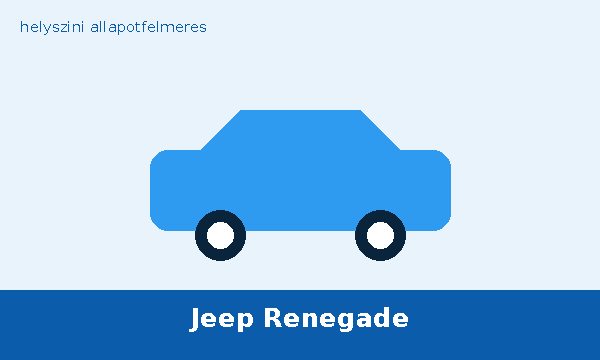 Jeep Renegade helyszíni autó átvizsgálás és állapotfelmérés vásárlás előtt