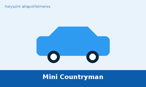 Mini Countryman helyszíni autó átvizsgálás és állapotfelmérés vásárlás előtt