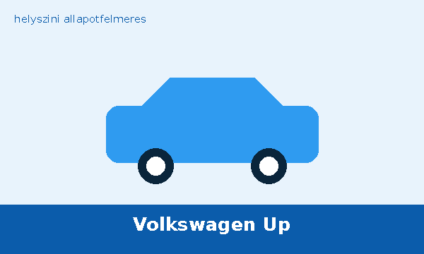 Volkswagen up! helyszíni autó átvizsgálás és állapotfelmérés vásárlás előtt