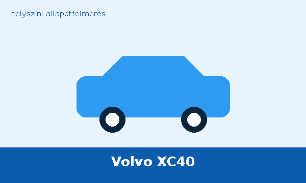 Volvo XC40 helyszíni autó átvizsgálás és állapotfelmérés vásárlás előtt